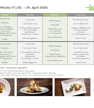 Menuplan Woche 17