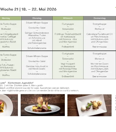 Menuplan Woche 21